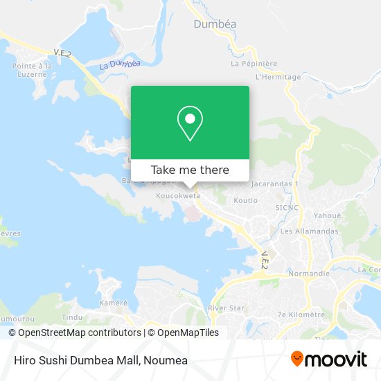 Hiro Sushi Dumbea Mall map
