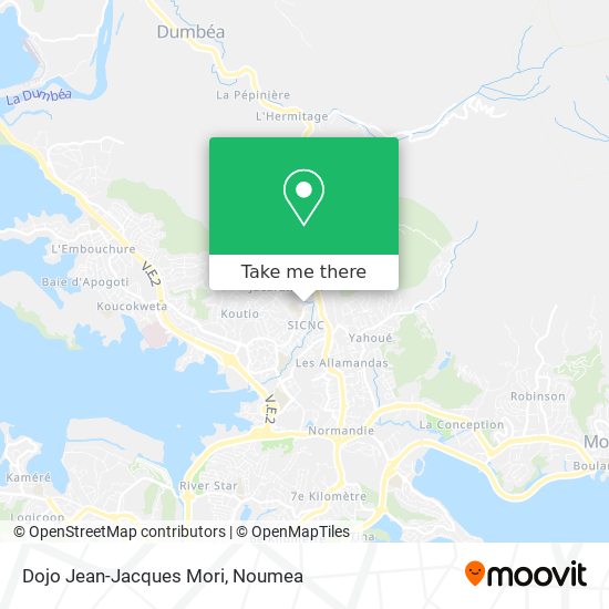Dojo Jean-Jacques Mori map