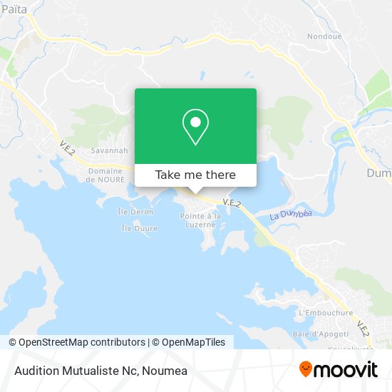 Audition Mutualiste Nc map