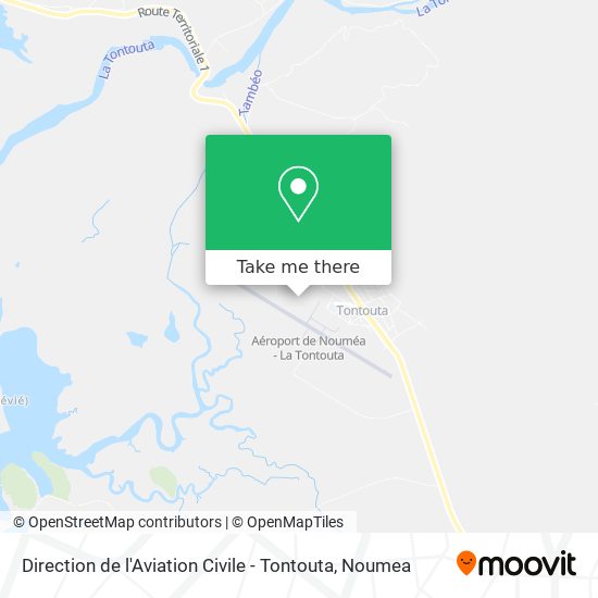 Direction de l'Aviation Civile - Tontouta map