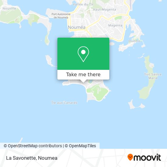 La Savonette map