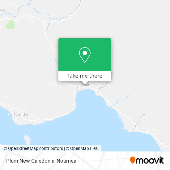 Plum New Caledonia map