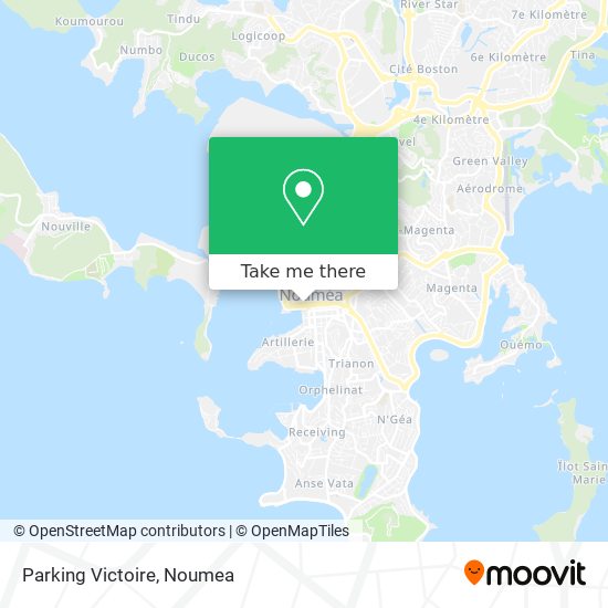 Parking Victoire map