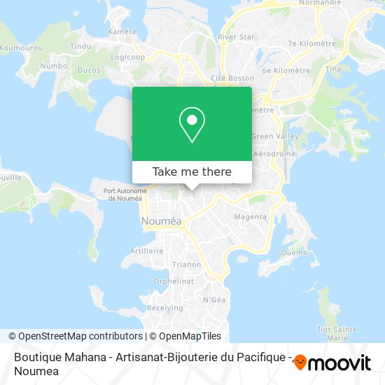 Boutique Mahana - Artisanat-Bijouterie du Pacifique - map
