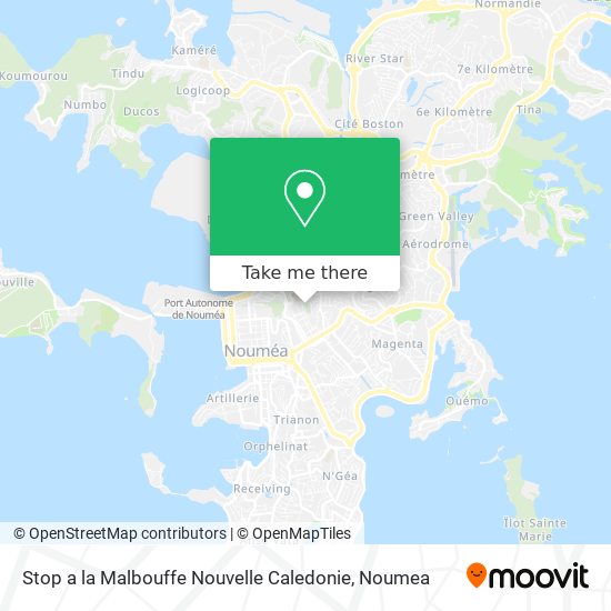 Stop a la Malbouffe Nouvelle Caledonie map