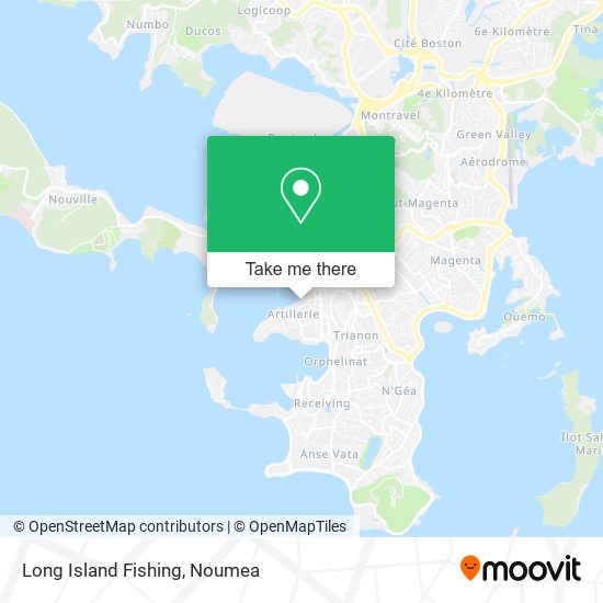 Long Island Fishing map