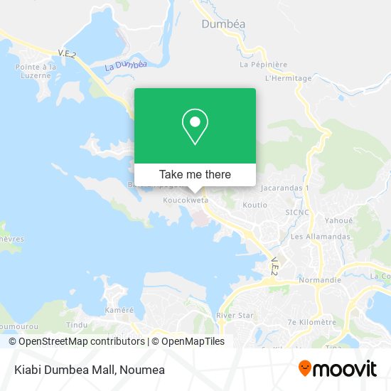 Kiabi Dumbea Mall map