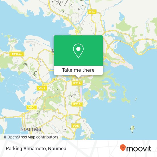 Parking Almameto map