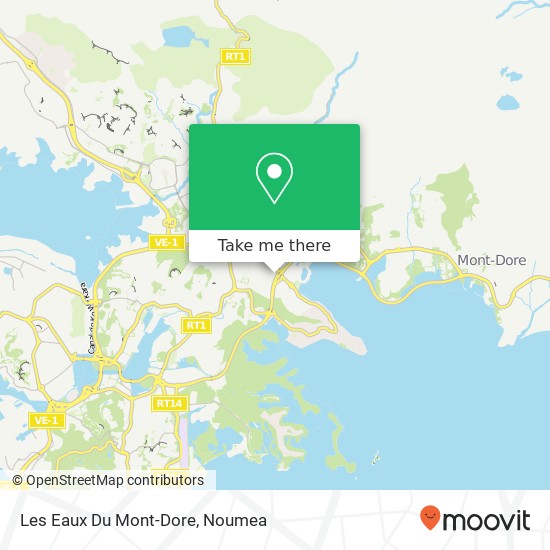 Les Eaux Du Mont-Dore map