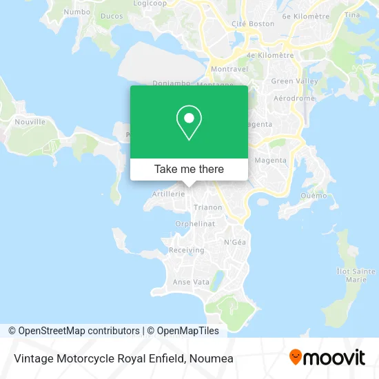 Vintage Motorcycle Royal Enfield map