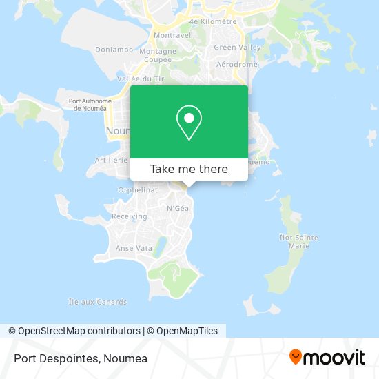Port Despointes map