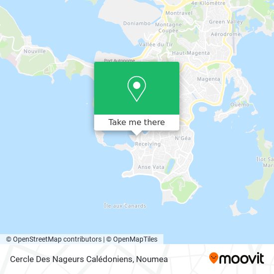 Cercle Des Nageurs Calédoniens map