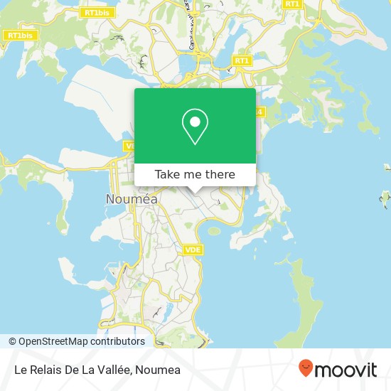Le Relais De La Vallée map