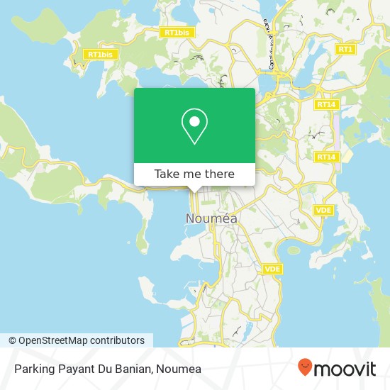 Parking Payant Du Banian map