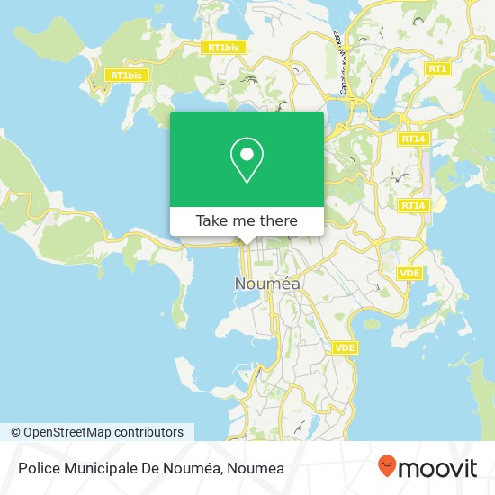 Police Municipale De Nouméa map