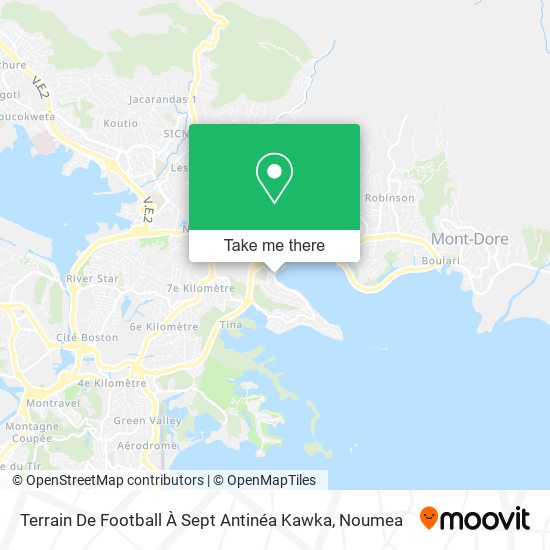 Terrain De Football À Sept Antinéa Kawka map