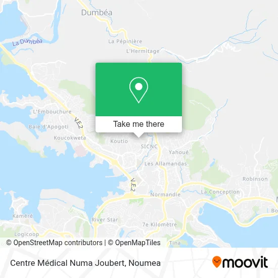Centre Médical Numa Joubert map