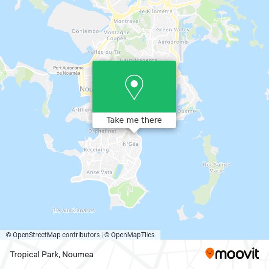 Tropical Park map