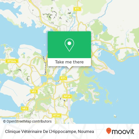 Clinique Vétérinaire De L'Hippocampe map