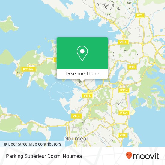 Parking Supérieur Dcsm map