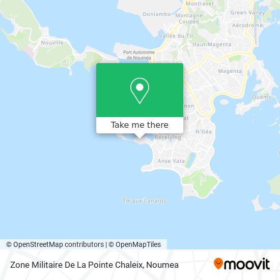 Zone Militaire De La Pointe Chaleix map