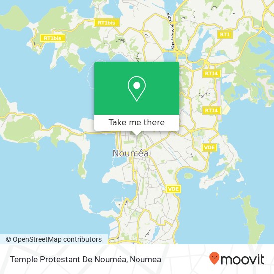 Temple Protestant De Nouméa map