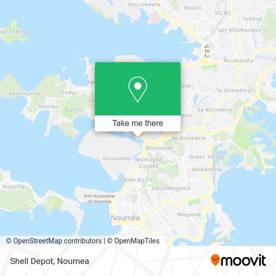 Shell Depot map
