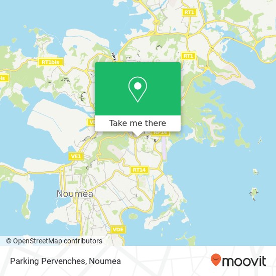 Parking Pervenches map