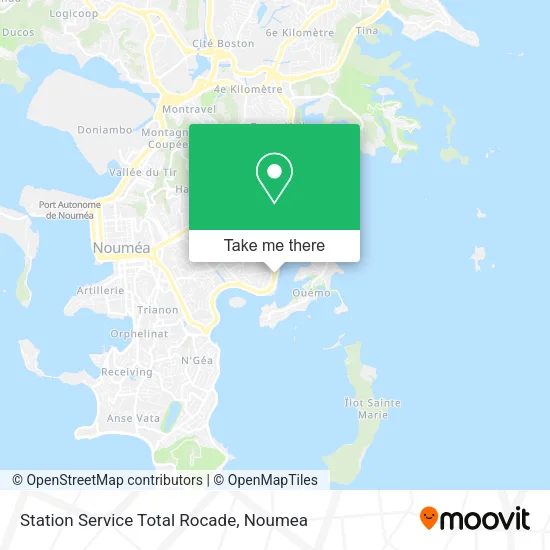 Station Service Total Rocade map