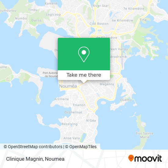 Clinique Magnin map
