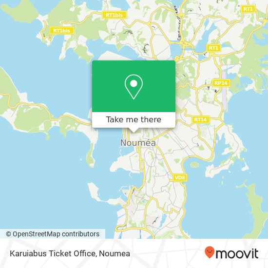 Karuiabus Ticket Office map