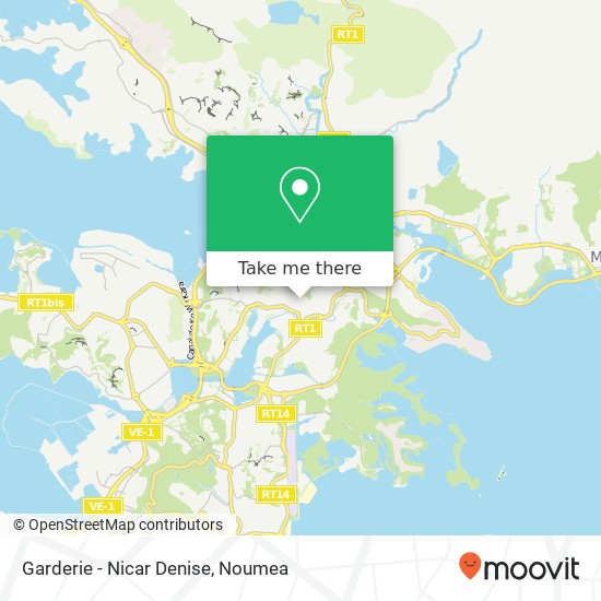 Garderie - Nicar Denise map