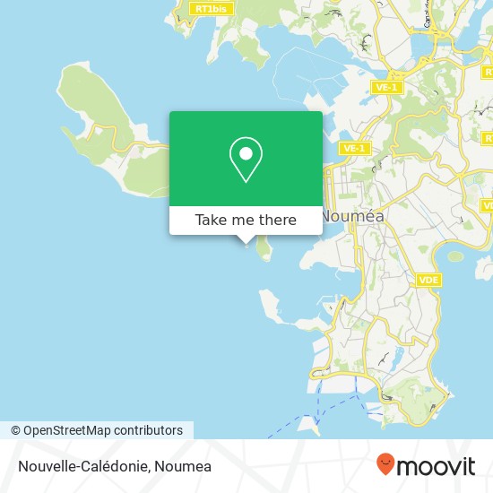 Nouvelle-Calédonie map