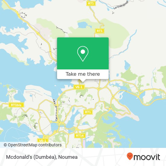 Mcdonald's (Dumbéa) map