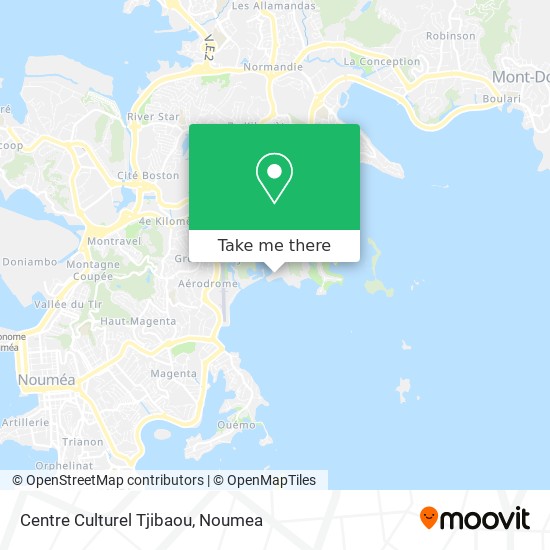Centre Culturel Tjibaou map