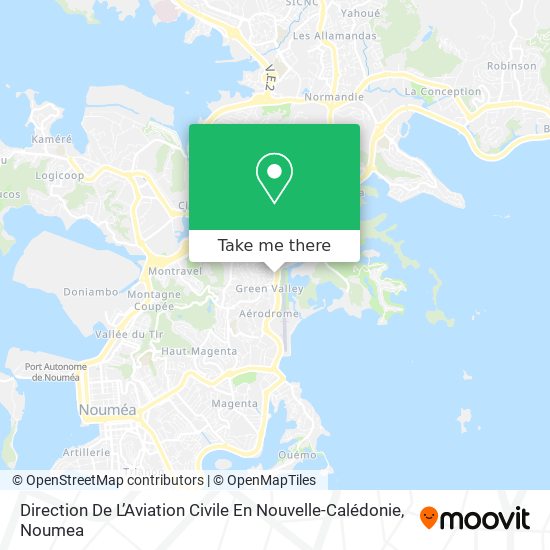 Direction De L’Aviation Civile En Nouvelle-Calédonie map