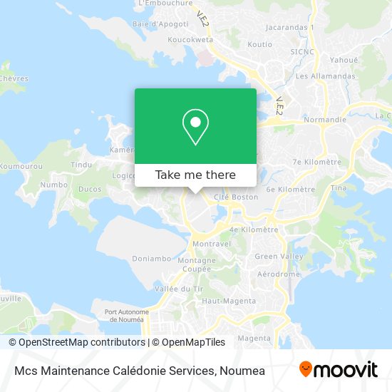 Mcs Maintenance Calédonie Services map