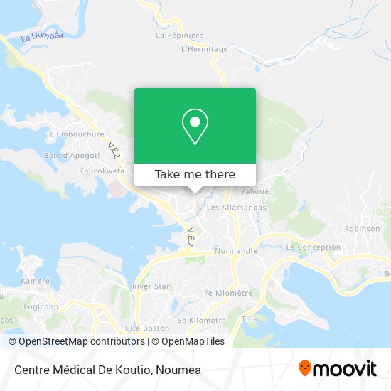 Centre Médical De Koutio map