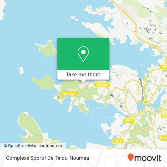 Complexe Sportif De Tindu map