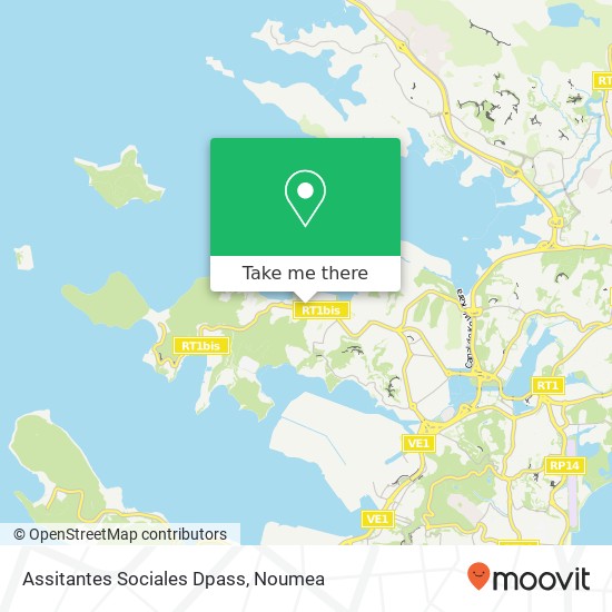 Assitantes Sociales Dpass map