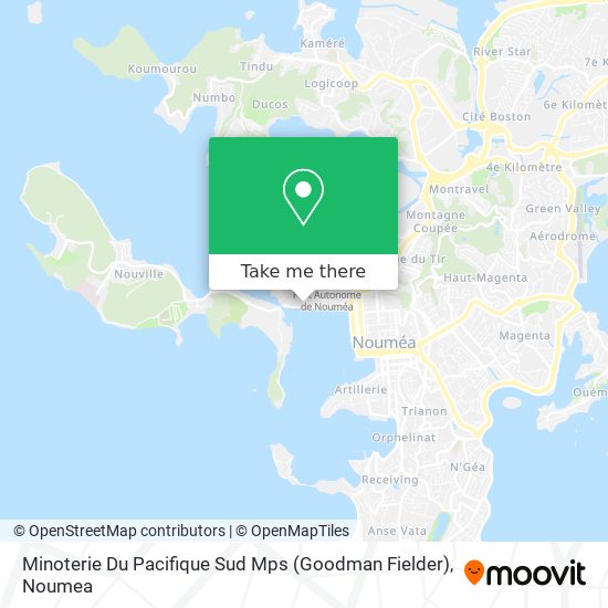 Minoterie Du Pacifique Sud Mps (Goodman Fielder) map