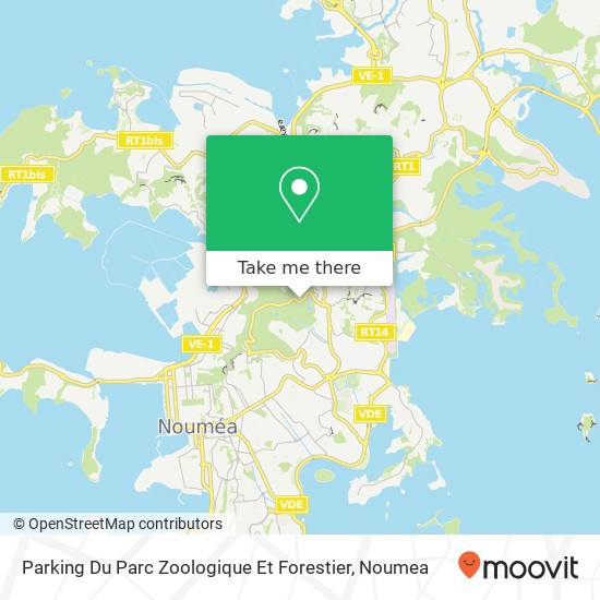 Parking Du Parc Zoologique Et Forestier map