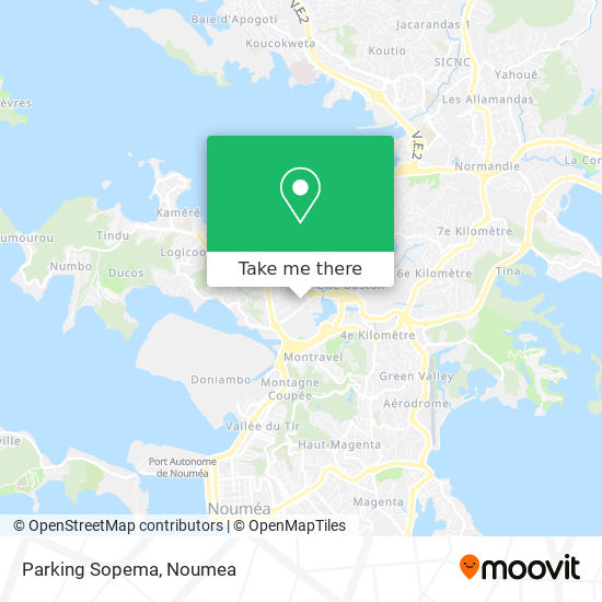 Parking Sopema map