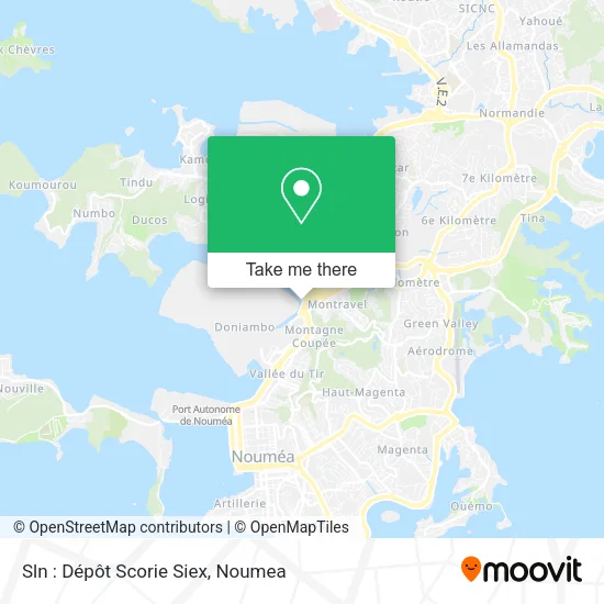 Sln : Dépôt Scorie Siex map