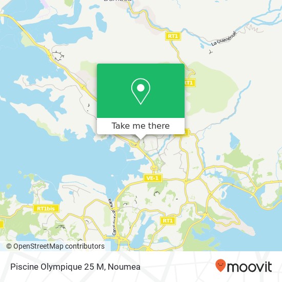 Piscine Olympique 25 M map