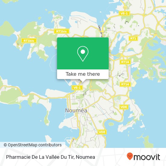 Pharmacie De La Vallée Du Tir map