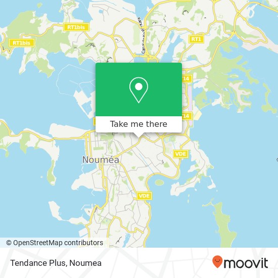 Tendance Plus map