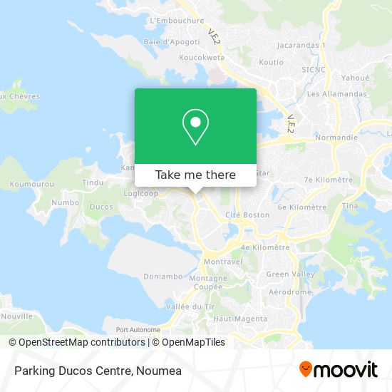 Parking Ducos Centre map