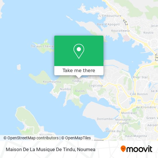 Maison De La Musique De Tindu map