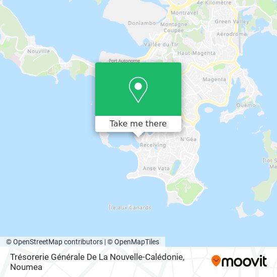 Trésorerie Générale De La Nouvelle-Calédonie map